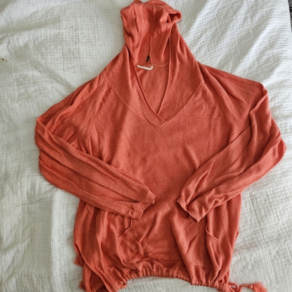 Free People Optimistic Linen Blend Sweater L - Picture 3 of 8